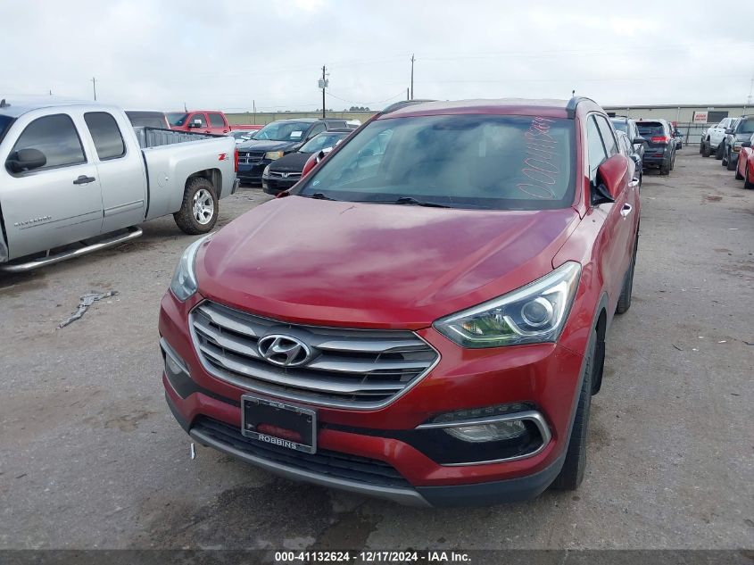 VIN 5XYZU3LB6HG464491 2017 Hyundai Santa Fe, Sport... no.6