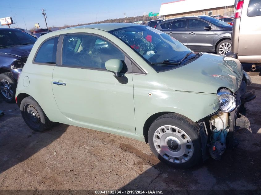 2012 Fiat 500 Pop VIN: 3C3CFFAR2CT303661 Lot: 41132734