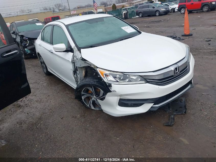 VIN 1HGCR2F37GA237185 2016 Honda Accord, LX no.1