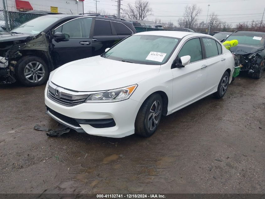 VIN 1HGCR2F37GA237185 2016 Honda Accord, LX no.2