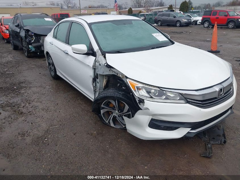 VIN 1HGCR2F37GA237185 2016 Honda Accord, LX no.6