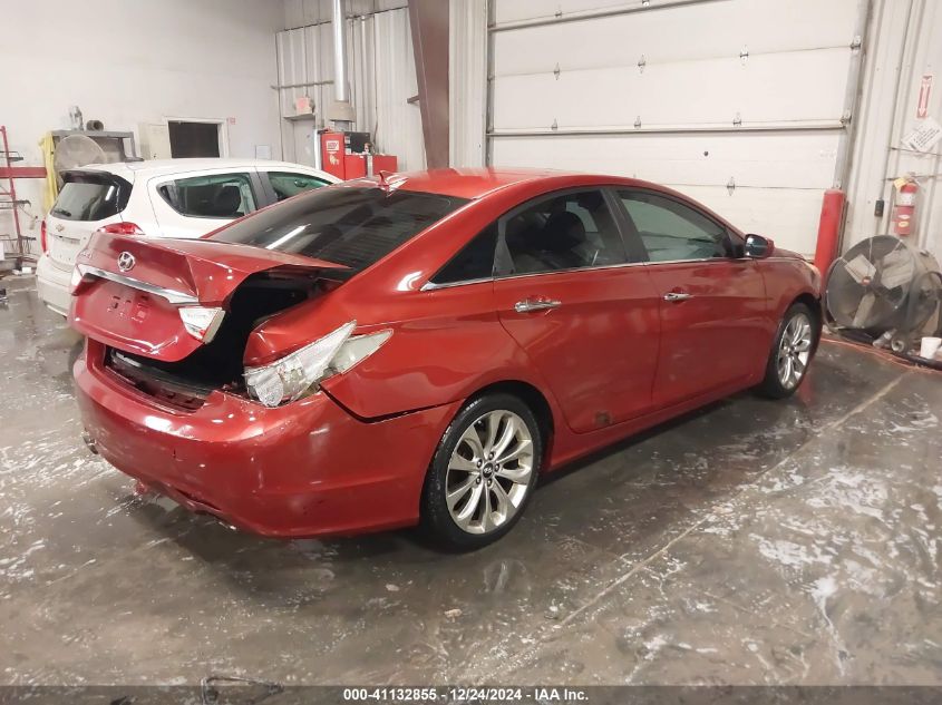 VIN 5NPEC4ACXDH683055 2013 Hyundai Sonata, SE no.4