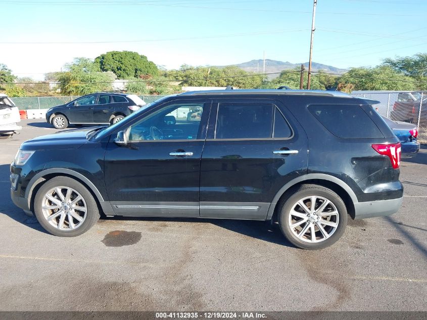 2016 Ford Explorer Limited VIN: 1FM5K7FH2GGB63509 Lot: 41132935