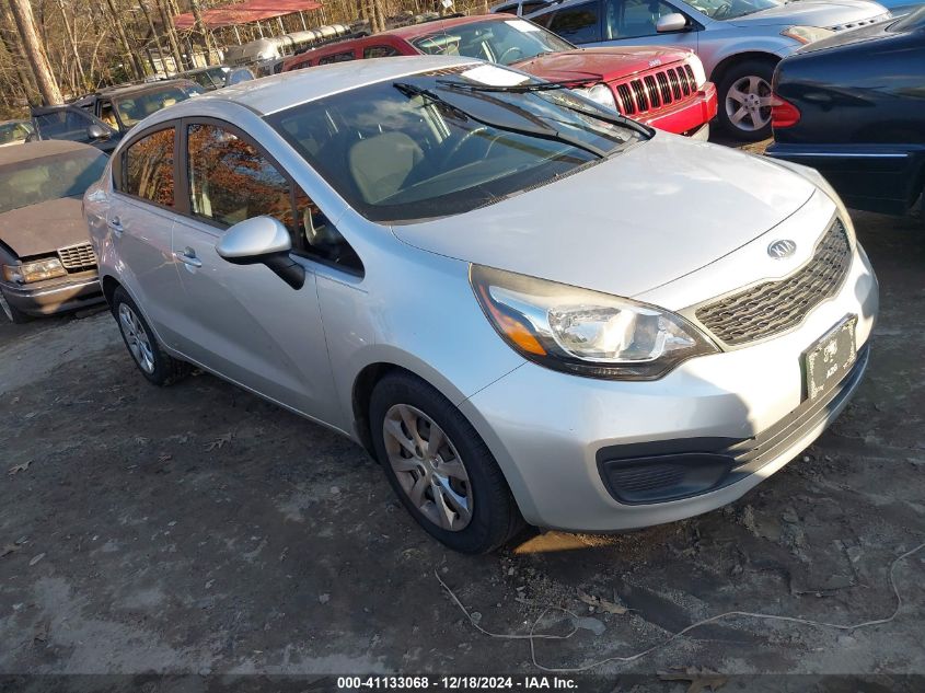 2013 Kia Rio Lx VIN: KNADM4A30D6099697 Lot: 41133068