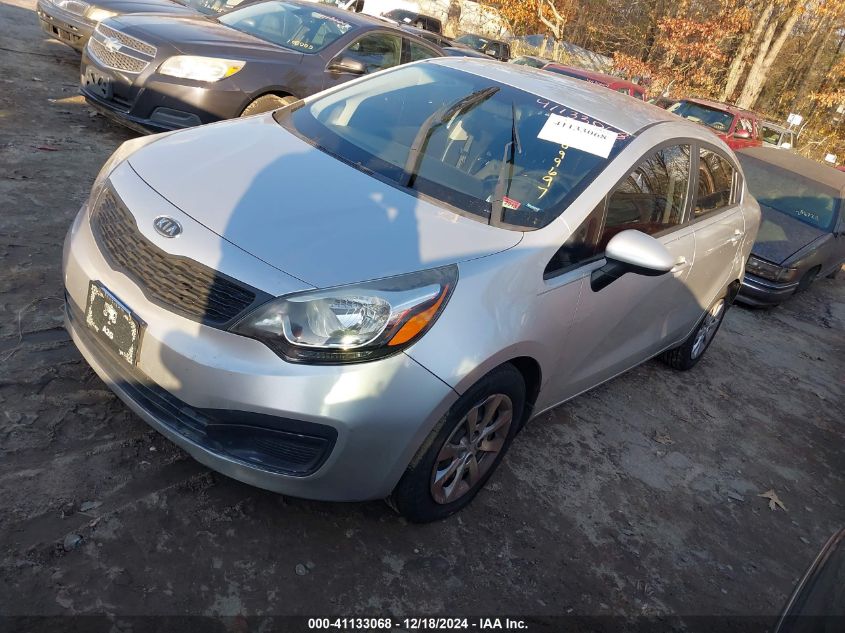 2013 Kia Rio Lx VIN: KNADM4A30D6099697 Lot: 41133068