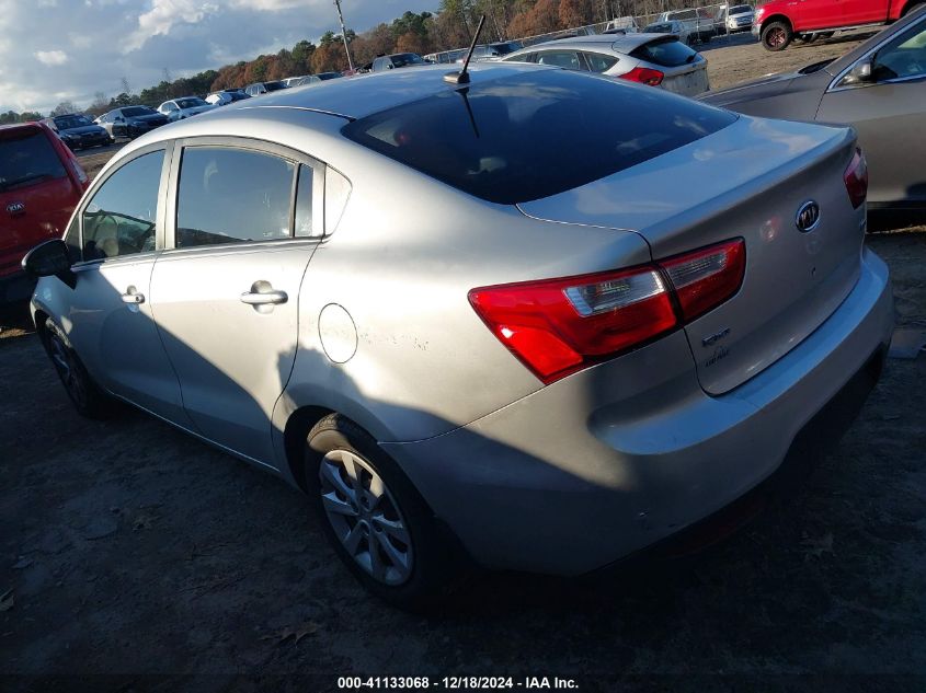 2013 Kia Rio Lx VIN: KNADM4A30D6099697 Lot: 41133068