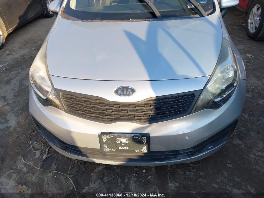 2013 Kia Rio Lx VIN: KNADM4A30D6099697 Lot: 41133068