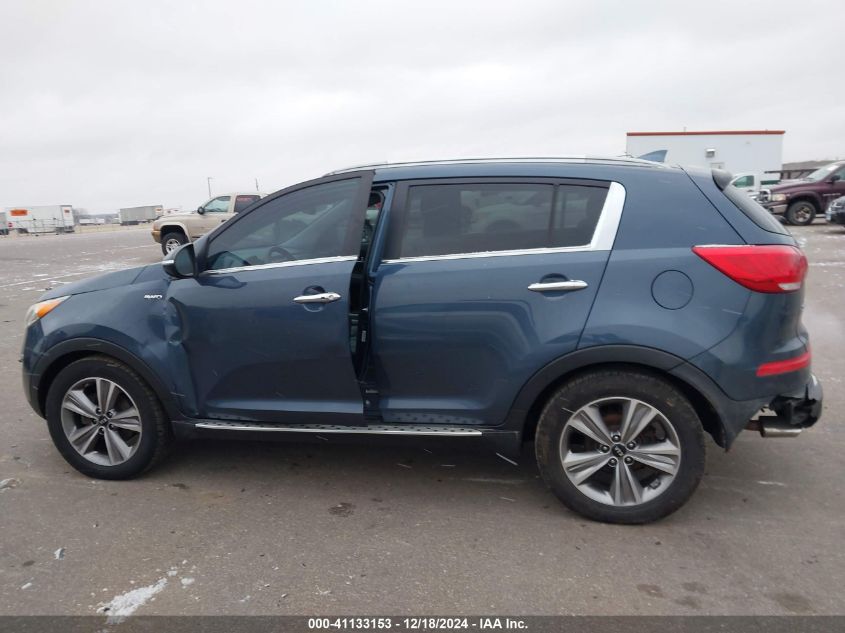 2014 Kia Sportage Sx VIN: KNDPCCA69E7589526 Lot: 41133153