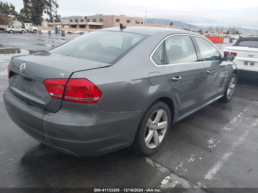2012 VOLKSWAGEN PASSAT VIN: 1VWBP7A36CC036779