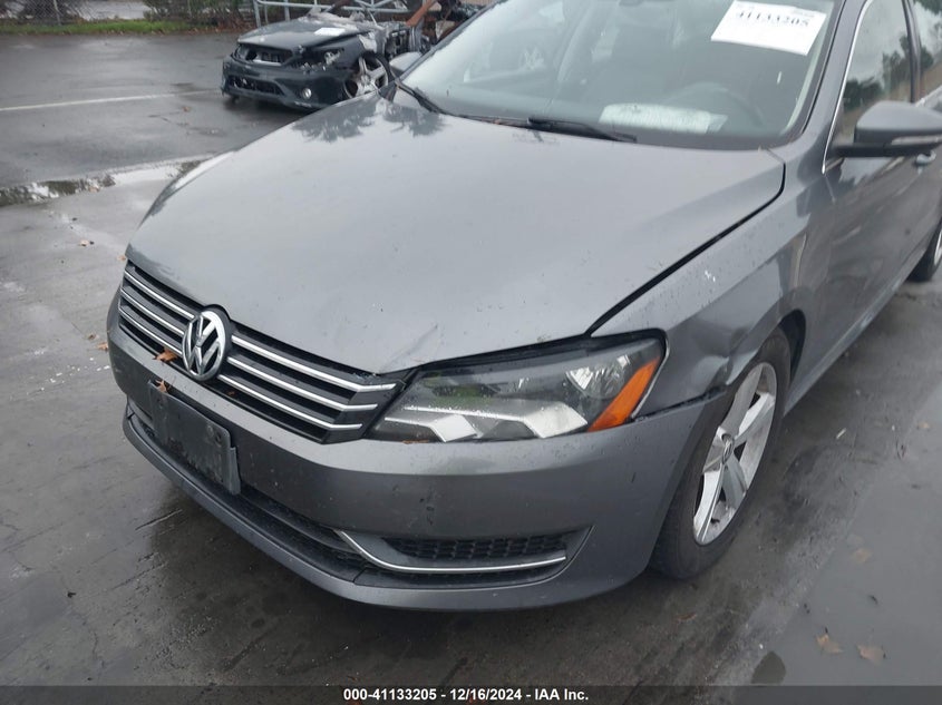 2012 VOLKSWAGEN PASSAT VIN: 1VWBP7A36CC036779