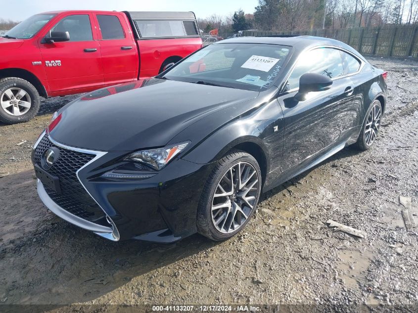 VIN JTHSM5BC2G5001082 2016 Lexus RC, 300 no.2