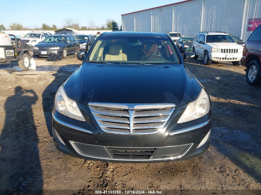 2013 Hyundai Genesis 3.8 VIN: KMHGC4DD3DU254399 Lot: 41133258