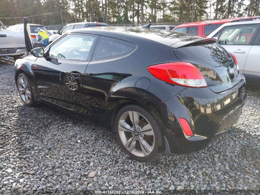 VIN KMHTC6AD6EU192416 2014 Hyundai Veloster, Base W... no.3