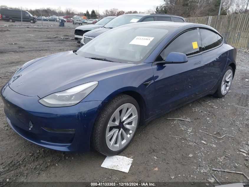 2023 Tesla Model 3 Rear-Wheel Drive VIN: 5YJ3E1EA7PF446874 Lot: 41133303