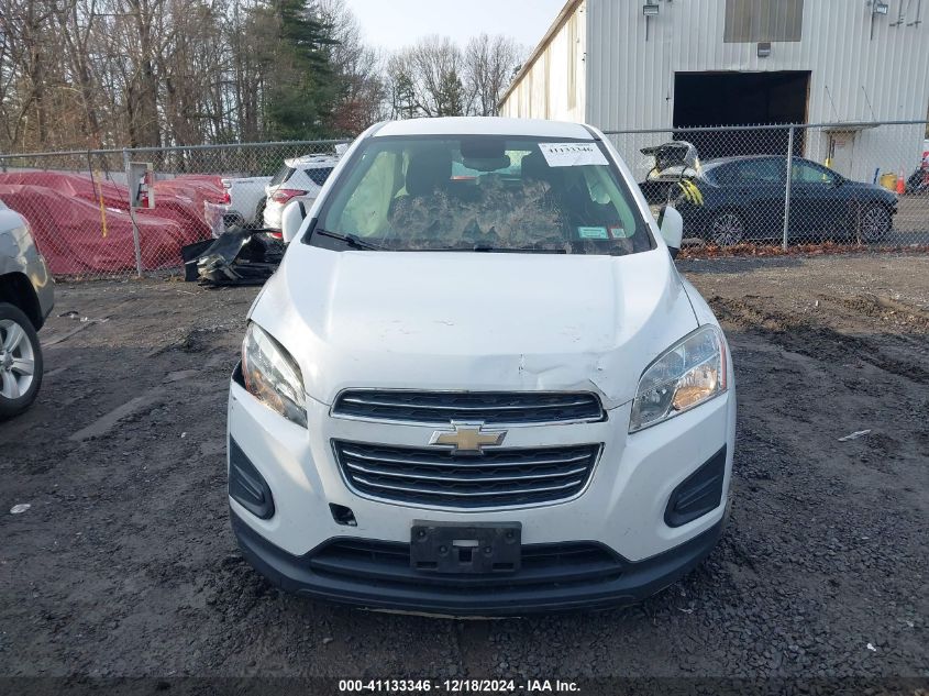 2016 Chevrolet Trax 1Ls VIN: 3GNCJNSB9GL268846 Lot: 41133346