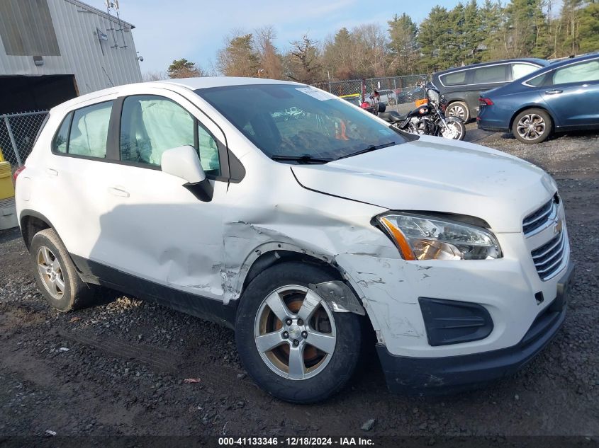 2016 Chevrolet Trax 1Ls VIN: 3GNCJNSB9GL268846 Lot: 41133346