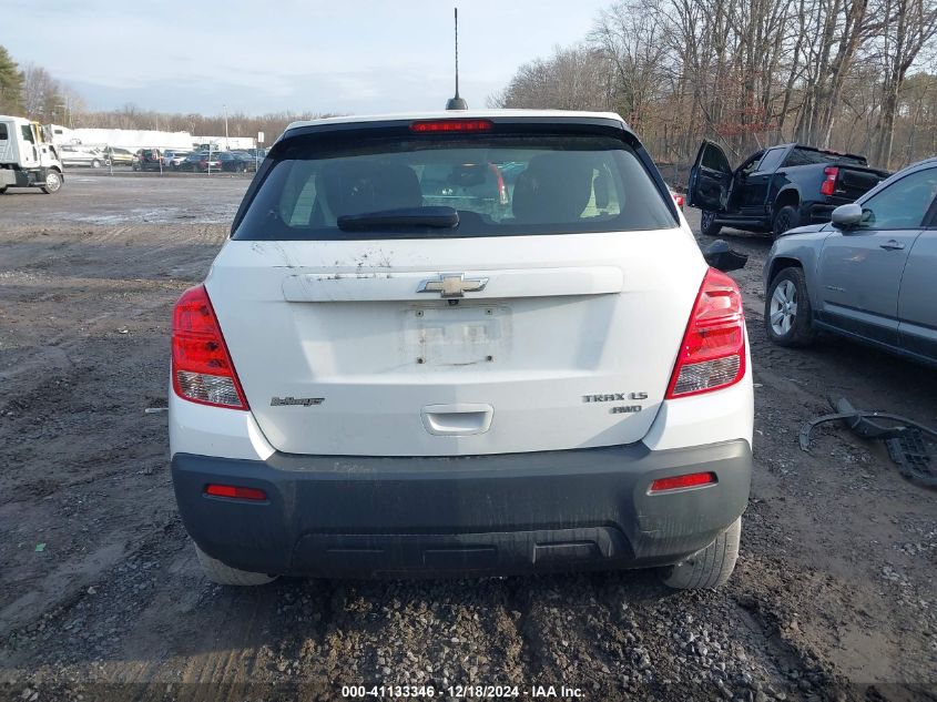 2016 Chevrolet Trax 1Ls VIN: 3GNCJNSB9GL268846 Lot: 41133346