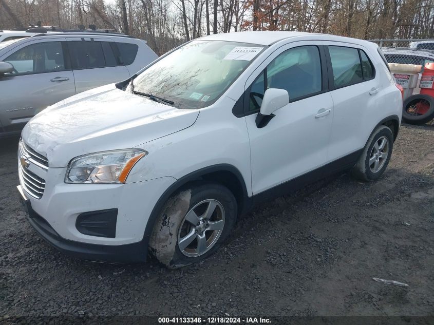 VIN 3GNCJNSB9GL268846 2016 CHEVROLET TRAX no.2