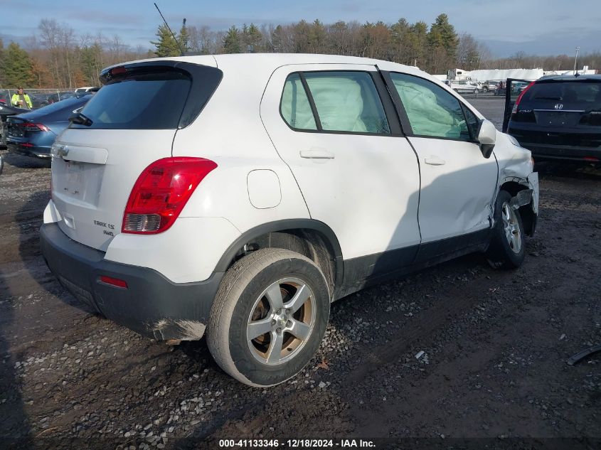 VIN 3GNCJNSB9GL268846 2016 CHEVROLET TRAX no.4