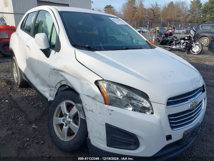 2016 Chevrolet Trax 1Ls VIN: 3GNCJNSB9GL268846 Lot: 41133346