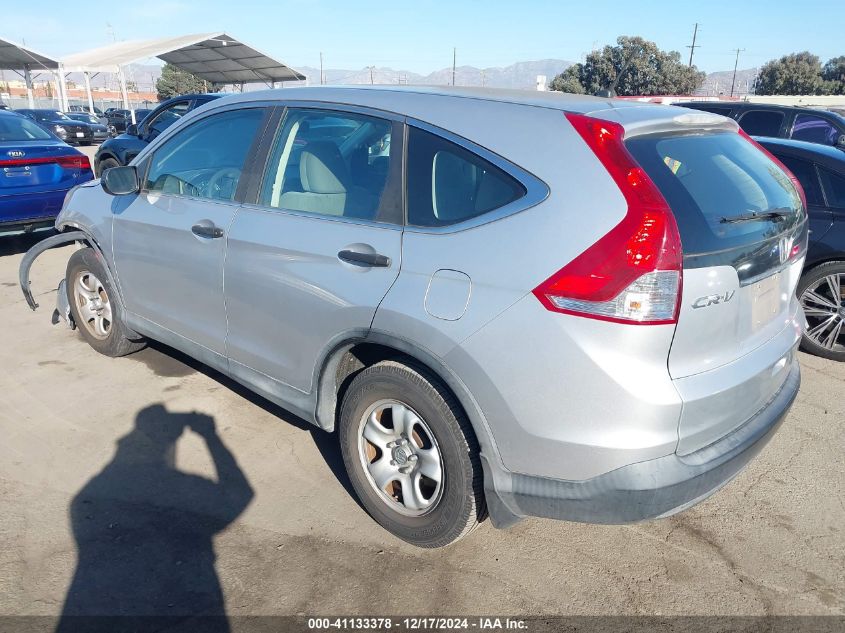 VIN 5J6RM3H33DL027025 2013 Honda CR-V, LX no.3