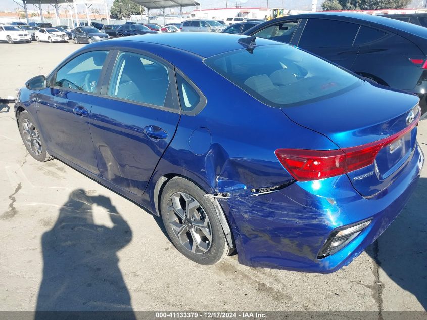 VIN 3KPF24AD2KE109261 2019 KIA FORTE no.3