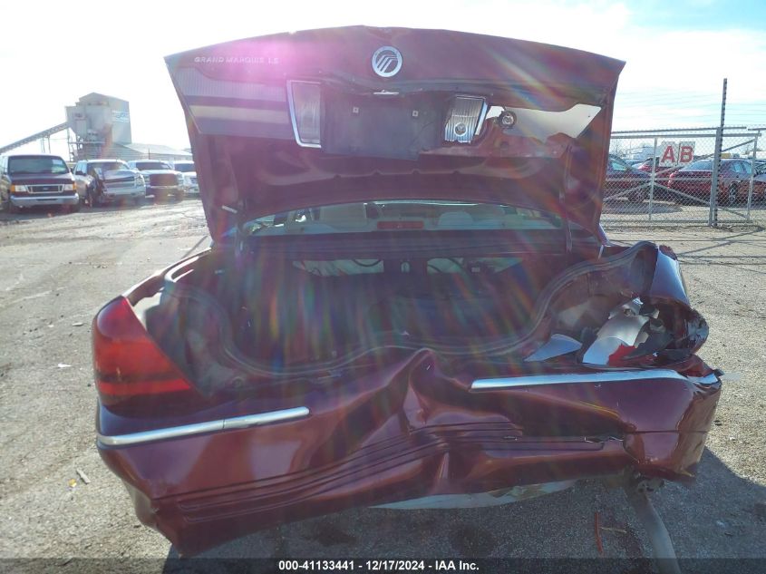 2008 MERCURY GRAND MARQUIS VIN: 2MEFM75V68X663841