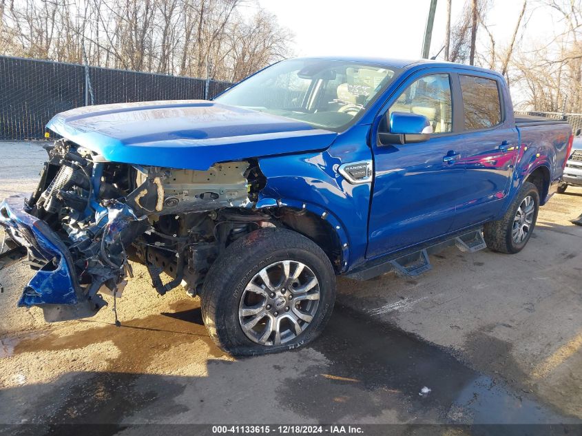 2019 Ford Ranger Lariat VIN: 1FTER4FH8KLA55507 Lot: 41133615