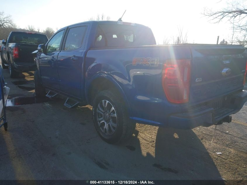 2019 Ford Ranger Lariat VIN: 1FTER4FH8KLA55507 Lot: 41133615