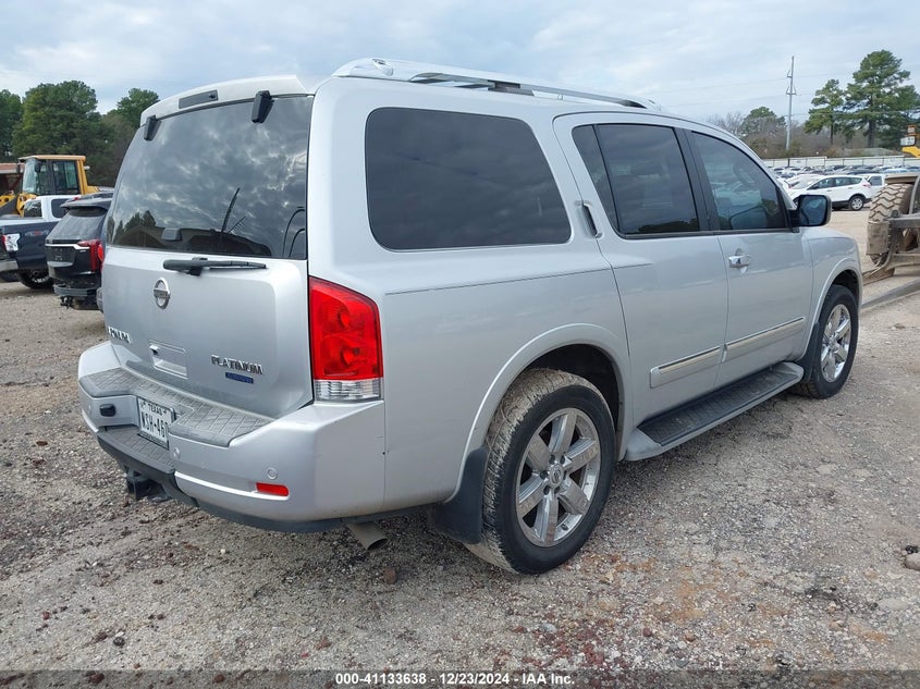 Vin: 5n1ba0nd4bn610292, lot: 41623817, nissan armada platinum 20114