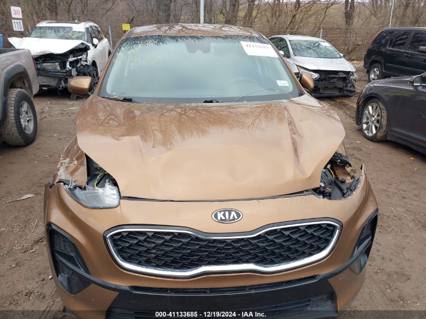 2021 Kia Sportage Lx VIN: KNDPM3ACXM7872843 Lot: 41133685