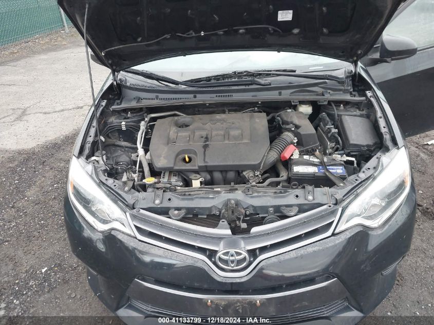 VIN 2T1BURHE4FC346973 2015 Toyota Corolla, LE no.10