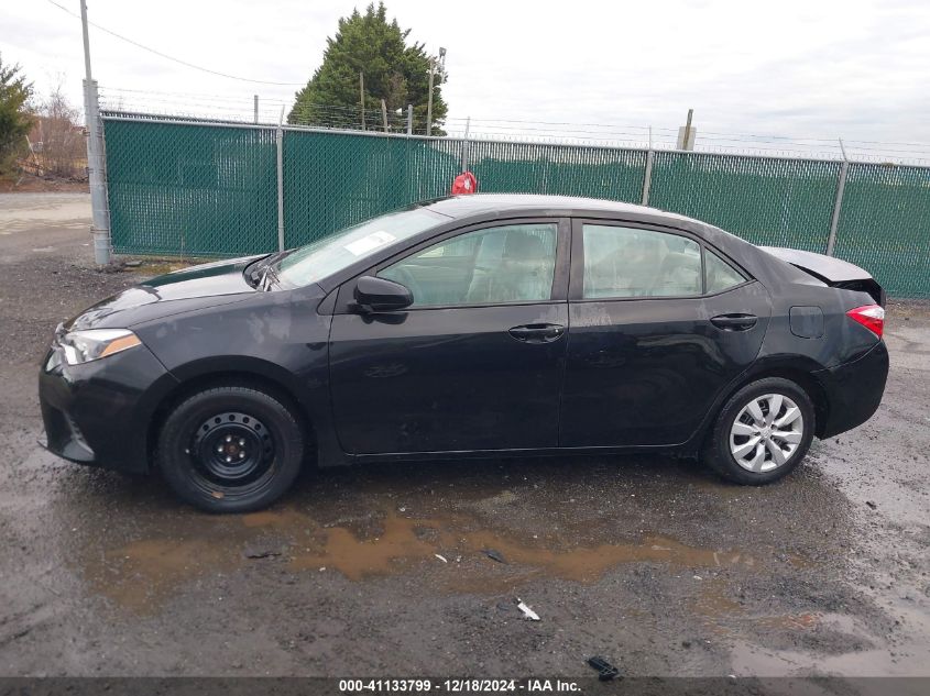 VIN 2T1BURHE4FC346973 2015 Toyota Corolla, LE no.14