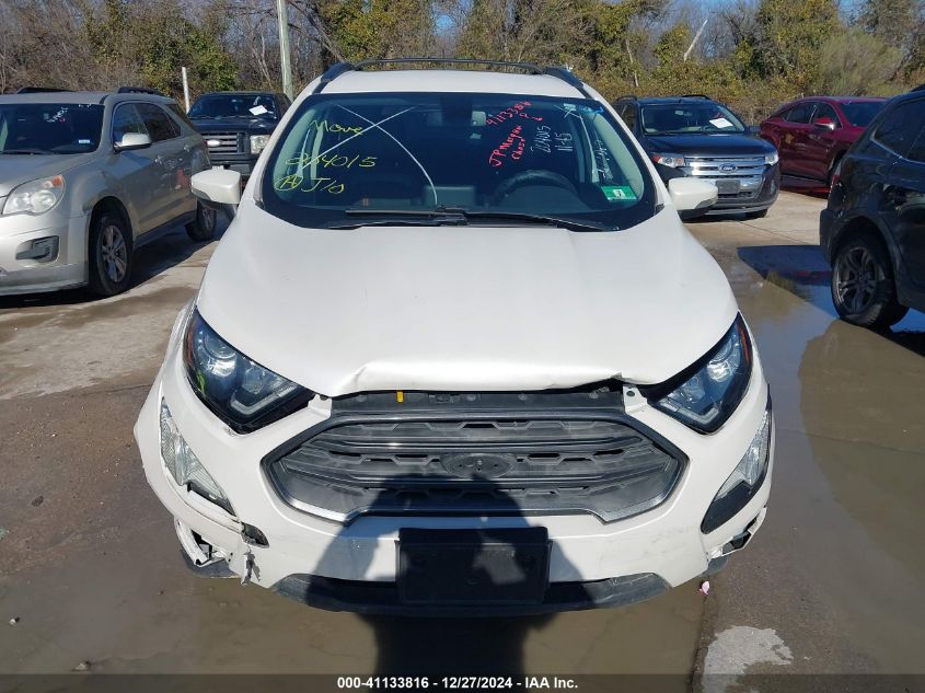 2018 Ford Ecosport Ses VIN: MAJ6P1CL6JC203031 Lot: 41133816