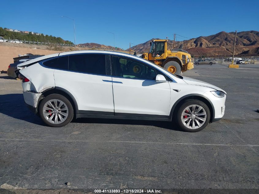 2017 Tesla Model X P100D VIN: 5YJXCAE40HF041572 Lot: 41133893