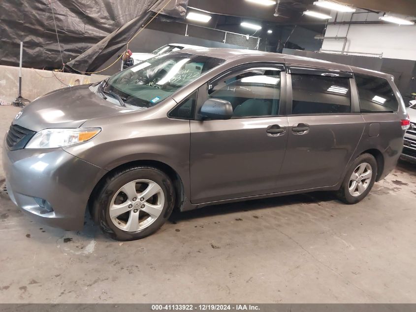 VIN 5TDZK3DC1DS282384 2013 Toyota Sienna, L V6 7 Pa... no.14