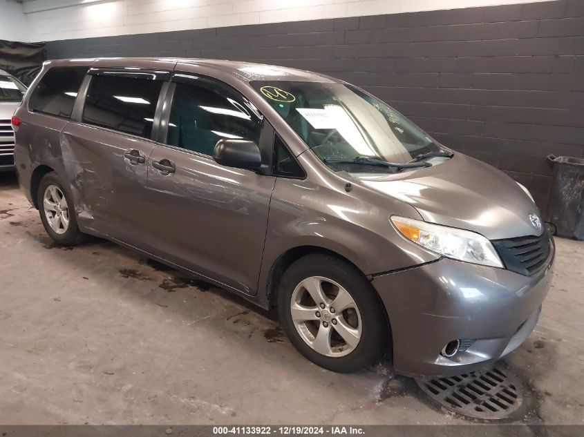 VIN 5TDZK3DC1DS282384 2013 Toyota Sienna, L V6 7 Pa... no.1