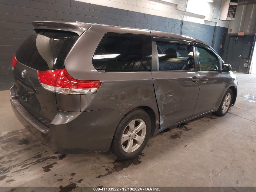 VIN 5TDZK3DC1DS282384 2013 Toyota Sienna, L V6 7 Pa... no.4