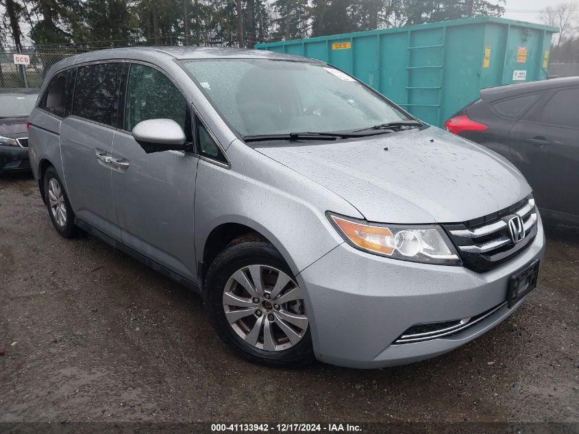 VIN 5FNRL5H35GB151406 2016 Honda Odyssey, SE no.1