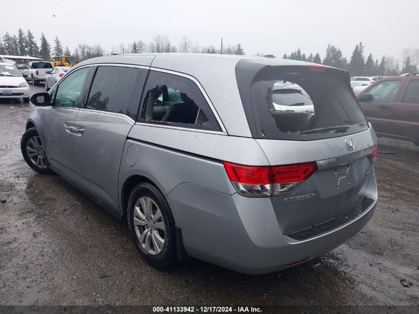 VIN 5FNRL5H35GB151406 2016 Honda Odyssey, SE no.3