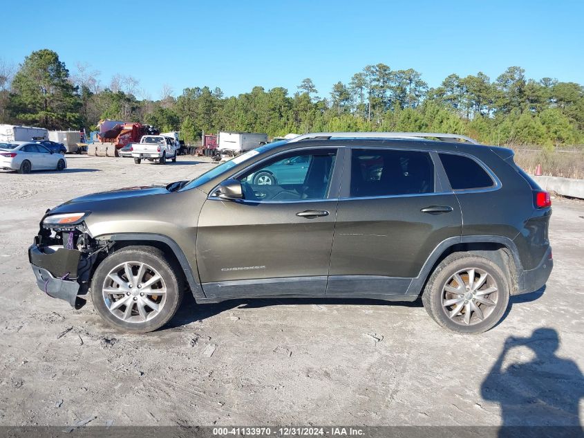 2014 Jeep Cherokee Limited VIN: 1C4PJLDS1EW261327 Lot: 41133970