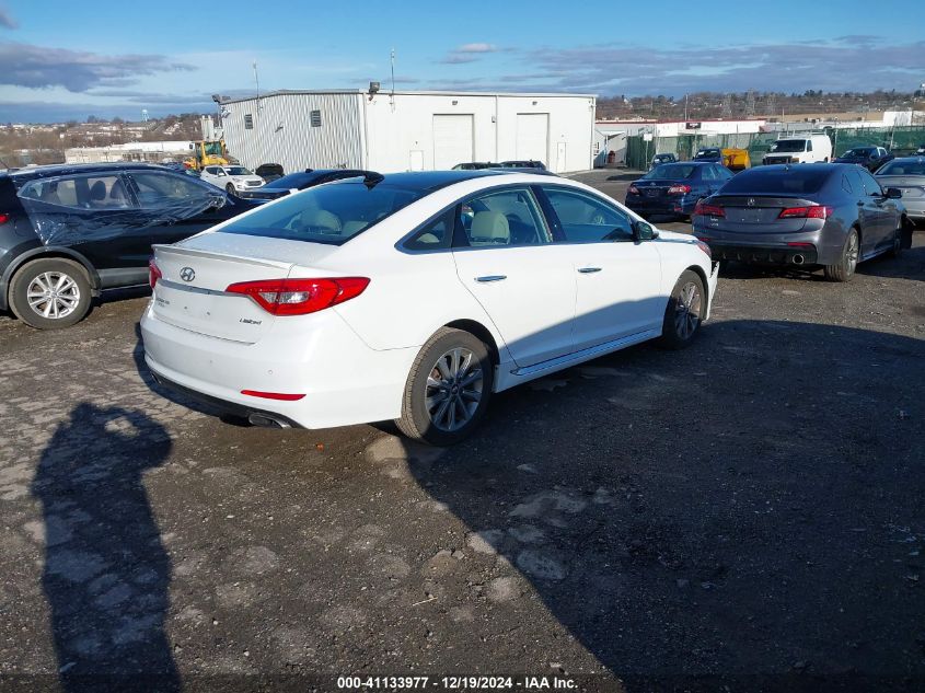 2016 HYUNDAI SONATA LIMITED - 5NPE34AF7GH344431