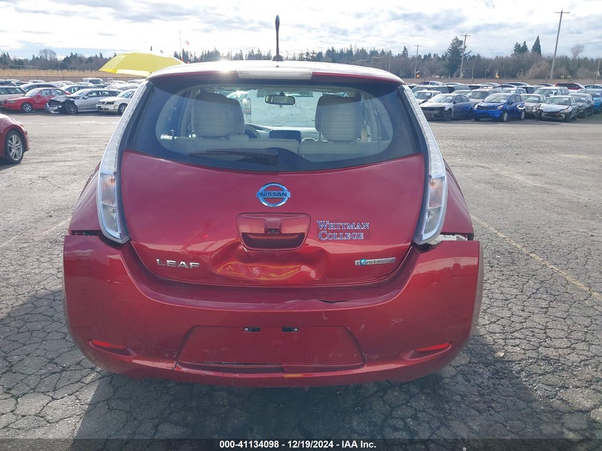 2011 NISSAN LEAF VIN: JN1AZ0CPXBT003706