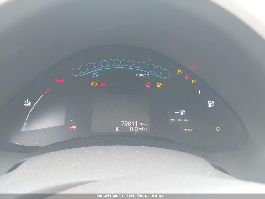 2011 NISSAN LEAF VIN: JN1AZ0CPXBT003706