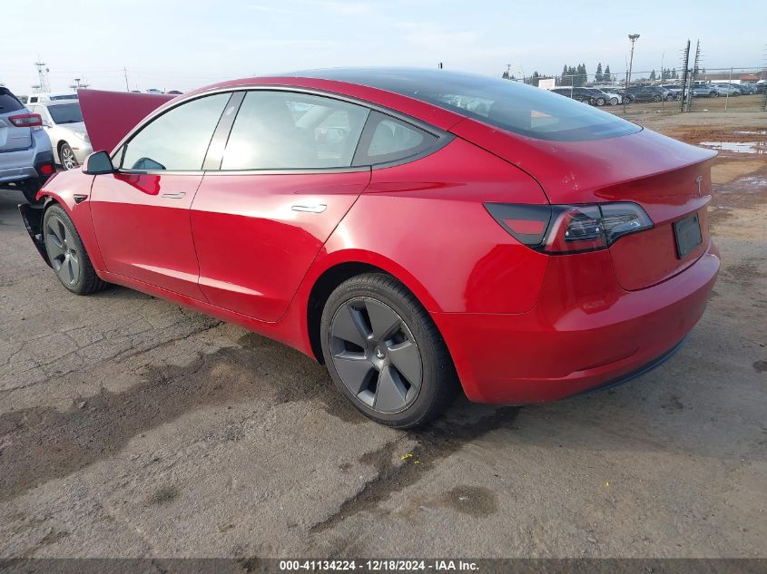 2023 Tesla Model 3 Rear-Wheel Drive VIN: 5YJ3E1EA2PF452310 Lot: 41134224