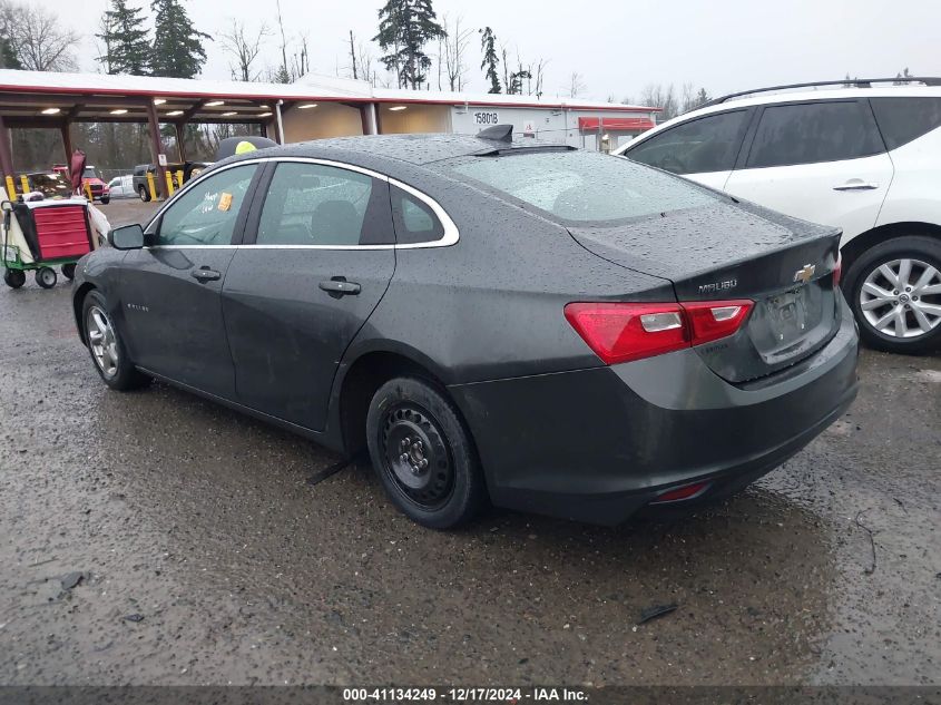 VIN 1G1ZC5ST9HF263320 2017 Chevrolet Malibu, 1FL no.3