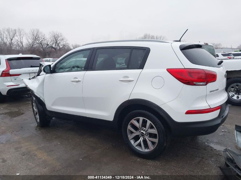 2016 Kia Sportage Lx VIN: KNDPB3AC5G7798077 Lot: 41134349