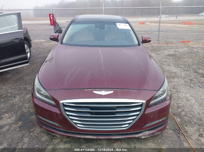 2016 Hyundai Genesis 3.8 VIN: KMHGN4JE0GU106772 Lot: 41134380