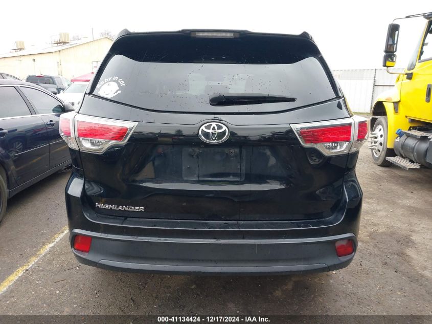 VIN 5TDZARFH5GS019348 2016 Toyota Highlander, LE no.16