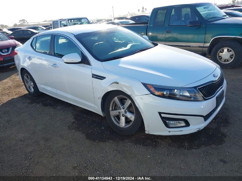 VIN 5XXGM4A78FG440447 2015 KIA Optima, LX no.1